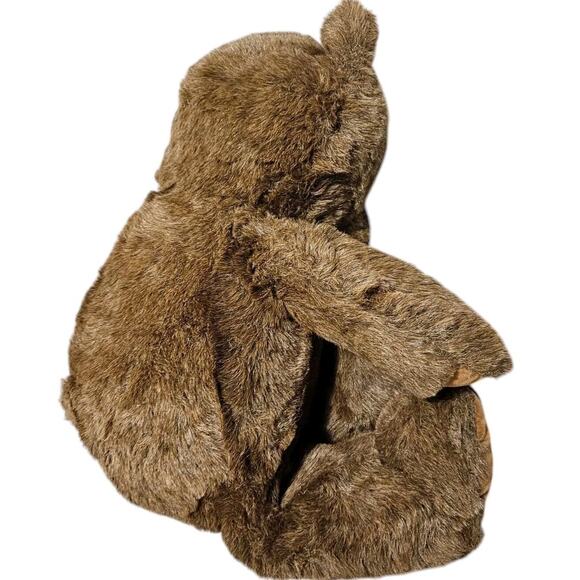 Vtg Dakin Choo Choo Teddy Bear Plush 80s Toy Pillow Soft Brown Handmade 1987 - Picture 4 of 12